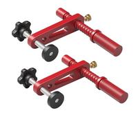 Sahgsa Lot de 2 pinces de serrage réglables MFT de 19 mm en alliage d'aluminium avec tige moletée pour le travail du bois, le perçage, la coupe, le meulage