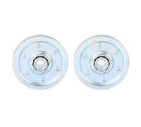 Sahgsa Lot de 2 poulies robustes pour porte de garage de 7,6 cm - Capacité de charge : 200 lb - Poulies de courroie de roue stationnaire pour câbles de 5/32" de diamètre