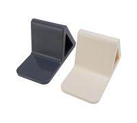 Sahgsa Lot de 2 repose-pieds de douche pour raser les jambes, sans perçage, antidérapants, faciles à installer, jaune, gris
