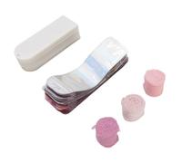 Sahgsa Lot de 50 marque-pages en acrylique transparent pour anniversaire et remise de diplôme avec rubans pour fêtes de Noël, marque-pages transparents pour créations uniques