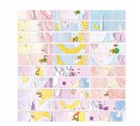 Sahgsa Marque-pages en Papier sur le Thème du Dessin animé, Texture à la Mode pour le Suivi de la Lecture et le résumé du Scrapbook (Thème Planète)