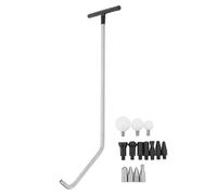 Sahgsa Outils de réparation de bosses sans peinture, barres de débosselage en acier inoxydable, kit de débosselage de carrosserie pour les dommages causés par la grêle