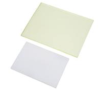 Sahgsa Planche à Poinçonner en Cuir, Absorption des Chocs Durable pour les Outils D'estampage de L'artisanat du Cuir, 2 Tampons de Perforation sans Rayures pour Poinçons