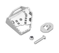 Sahgsa Prolongateur de Pédale de Frein de Moto, Conception Antidérapante Durable pour CRF1000L Africa Twin 14-19, Montage en Alliage D'aluminium de Haute qualité (Argent)