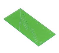 Sahgsa Règle de Couture Verte, Accessoires de Matelassage Transparents Pratiques pour Jauges de Couture sur Couettes, Vêtements et Chapeaux 5,5 X 2, Pouces