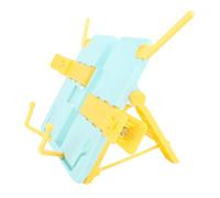 Sahgsa Support de livre pour tablette convertible, angle réglable, nettoyage facile, support de tablette convertible, support de lecture de bureau en plastique ABS pour étudiants, personnes âgées