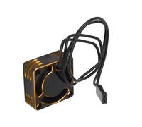 Sahgsa Ventilateur de Refroidissement de Moteur de Voiture Rc Ventilateur à Grande Vitesse en Alliage D'aluminium Dissipation Thermique de Moteur en Alliage D'aluminium 25x25mm de Refroidissement de