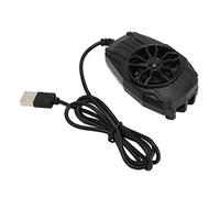 Sahgsa Ventilateur de Refroidissement pour Téléphone Portable, Conception Super Silencieuse pour un Refroidissement Efficace Tout en Jouant et en Regardant des Films, Léger et Portable (Noire)