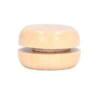 Sahgsa YoYo en Bois Premium Durable Portable Bricolage inachevé Plaine 4 Pièces Jouet de Petite Taille pour Les Enfants