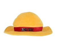 SAHINLER créateur d'univers One Piece - Coussin 3D Chapeau de Paille Luffy - 36x15 cm - 200 GSM - 100% Polyester