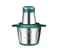 SAHROO 1 Pièce Hachoir à Viande Électrique 3L Mélangeurs en Acier Inoxydable Multifonction Hachoir à Légumes Trancheuse Broyeur Ménage EU Plug