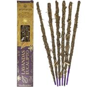 Sahumerio Bio Lavandes et Eucalyptus avec feuilles d'eucalyptus Aromanza Argentine 6 bâtonnets naturels méditation HOSTENATURA