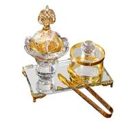 Sahumerio Brûleur d'encens conique vintage du Moyen-Orient avec pinces, ornement zen d'aromathérapie pour tables de yoga, spa et méditation