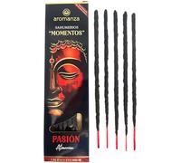 Sahumerio Momentos Passion Attraction encens Aromanza Argentine 5 bâtonnets épais artisanaux HOSTENATURA