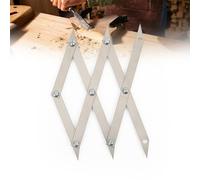 Sahunfri Détecteur de centre à 3 points - précis pour le travail du bois, fonctionne comme outil de marquage, outil de recherche de point central et d'outil, sert également de séparateur d'espace égal