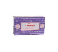 Sai Baba Nag Champa Lavande 15 gram des paquets, 1 boîte de 12 paquets