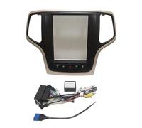 SAIBOL Cadre Radio 9 Pouces Autoradio Fascias Android GPS MP5 Lecteur Stéréo 2 Din Unité Panneau Tableau Bord Cadre pour Jeep pour Grand pour Cherokee 14-17 Autoradio Façade(2014 9.7INCH,Frame)