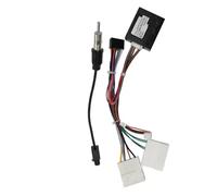 SAIBOL Cadre Radio Adaptateur Faisceau Câbles 16 Broches Boîte Canbus Décodeur Câble Radio Android pour Benz pour Smart pour Fortwo 453 2015 2016 2017 2018 Autoradio Façade(Full Set Low WC)