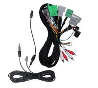 SAIBOL Cadre Radio Adaptateur Faisceau Câbles 16 Broches Boîtier Canbus Décodeur Câble d'alimentation Radio Android pour Volvo pour XC90 2003-2012 2013 2014 Autoradio Façade(Cable Only)