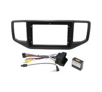 SAIBOL Cadre Radio Cadre D'autoradio 9 Pouces Android GPS Lecteur Stéréo MP5 2 Din Unité Principale Tableau De Bord pour VW pour AMAROK 2017 Autoradio Façade(Frame Cable Canbus)