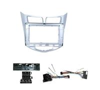 SAIBOL Cadre Radio Kit Cadre Android Voiture pour Hyundai pour I-25 2011 - 2016 9 10.1 Pouces Panneau Central Câble Fascia Vidéo Adaptateur 2 Din Navigation Autoradio Façade(S)