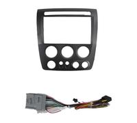 SAIBOL Cadre Radio pour Hummer pour H3 2005-2010 9 Pouces Autoradio Fascias Android Lecteur Stéréo 2 Din Tête Unité Panneau Tableau Bord Cadre Garniture Autoradio Façade(Raise with Frame)