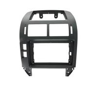 SAIBOL Cadre Radio pour VW pour Polo 2004-2007 2008 2009 2010 Kit Cadre Tableau Bord Navigation Carénage Voiture Lecteur Multimédia Android 9 Pouces Autoradio Façade(Le Noir)