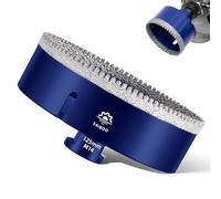 SAIBOO Forets Carrelage Diamant 125mm Scie Cloche Diamantée Brasé Sous Vide et Trépans avec Filetage M14 pour Granit Carrelage Porcelaine Céramique Marbre, pour Meuleuse d'angle