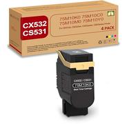 SAIBOYA 75M10K0 Cartouche de toner (avec puce) de rechange pour imprimante Lexmark CS531 CX532 pour imprimante Lexmark CS531dw CS632dwe CX532adwe CX635adwe