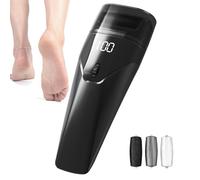 saibunratus Râpe à pieds réglable, lime électrique à récurer pour les pieds, chargement USB, design lumière auxiliaire, outil de pédicure automatique pour père, mère, épouse