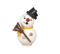 SAICO Mini figurine d'encens - Bonhomme de neige - Hauteur : 8 cm - Fabriqué en Allemagne