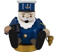 Saico Räuchermann - Bois - Multicolore - 8 cm - Figurine d'encens conçue avec soin - Compact et détaillé - Artisanat fabriqué en Allemagne