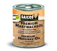 Saicos 3381 300 Premium Huile-cire 0,75 litre couleur noyer