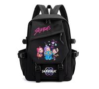 Saideng K-Pop Huntrix Sac à Dos Enfants - Sac Imperméable Anime Saja Boys De-Mon H-Hunters, Unisexe pour École, Loisirs et Voyages, Rembourré, Design Tendance K-Pop