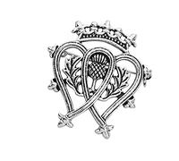 SaiDian 1 broche vintage en forme de couronne de chardon irlandais irlandais broche broche écossaise