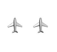 SaiDian Broche en forme d'avion souriant pour sac à dos, chemise, sac à dos, 2pcs, Métal, Cristal