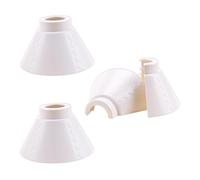 SaiDian Lot de 3 abat-jours de protection en plastique E27 pour ampoule à usage domestique - Compatible avec les lampes de table - Pratique, abat-jour de protection à brancher