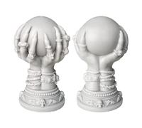 SaiDuoDuo Moule à Bougie Rose de 4 Pouces, Moule Boule de Cristal Ghost 3D Bougie Moule Moule en Silicone,Crystal Ball Mold