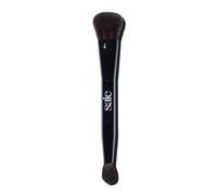 Saie The Double Brush - Pinceau de maquillage multi-usage à double extrémité pour souligner, contourner et dissimuler - Grand pinceau pour le visage pour sculpter et appliquer avec précision -