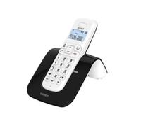 Saiet SLIDE Téléphone DECT Identification de l'appelant Noir, Blanc