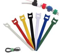 SAIFEIS T-Type Adhesive Fastener Tape, 2024 Heavy Duty Hook and Loop Tape with Adhesive, Magic Tape Tie, Reusable Fastening Cable Ties (Mix,40PCS)