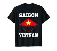Saigon Vietnam Ho Chi Minh City Chapeau Conique vietnamien T-Shirt