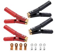 Saihisday 1000A Battery Jumper Cable Clamps, Heavy Duty Car Battery Clamps Pure Copper, Battery Alligator Clamps for Jump Starter Cables 4PCS