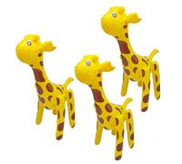 SAIIURV 3 Pcs Girafe Gonflable, Jouet Girafe Gonflable, Animaux gonflables, Jouets Animaux Gonflable Enfants Décoration de Fêtes Thème Animaux (3 Pcs)