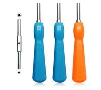 SAIIURV 3 Pièces Jeu de tournevis Gamebit de sécurité à double extrémité 3,8 mm 4,5 mm compatible avec NES,SNES,N64,Gameboy, Cartouches de jeu