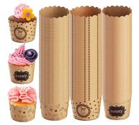 Saijer Caissettes Cupcake, 150 Pièces Caissettes Cupcake Moules à Cupcakes Et Muffins Caissette Muffins Papier Moule a Cupcake Moule Muffins Papier pour Muffins Desserts Mariages Fêtes d'Anniversaire