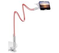 SAIJI Support téléphone à col de Cygne, Support Telephone Portable pour lit, Support de Bras Paresseux 360 pour téléphones Compatible avec iPhone, Samsung, appareils à écran de 4" à 7" (Or Rose)