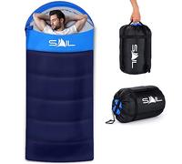 SAIL Sac de Couchage XL Extra Large pour Personnes Grandes et Grandes 3 à 4 Saisons, 2,7 kg, 400 g/m², Hiver et Temps Froid, léger, imperméable, Utilisation en intérieur et en extérieur pour Adultes