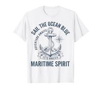 SAIL The Ocean Blue Aventure Attend l'esprit Maritime T-Shirt