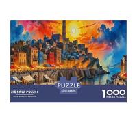 Sailboat in The Sea Puzzle 1000 Pièces pour Adultes Et Enfants Boat Jeu Éducatif Jouets Défi 1000 Pieces pour Jeux D'activités Familiales Cadeaux De Voyage 38x26cm/1000pcs